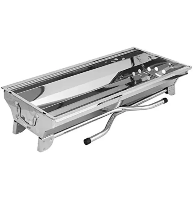 Parrilla Carbón Acero Inoxidable