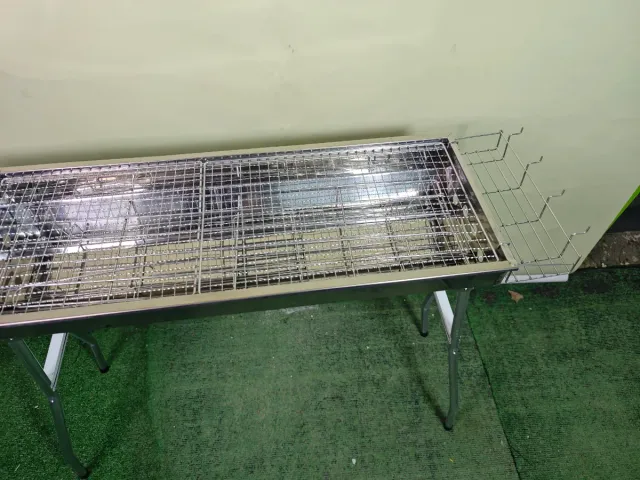 Parrilla Carbón Acero Inoxidable