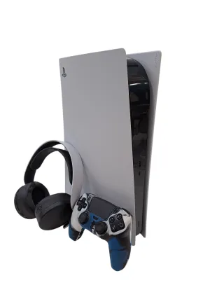 PS5 Digital + Mando DualSense + Auriculares