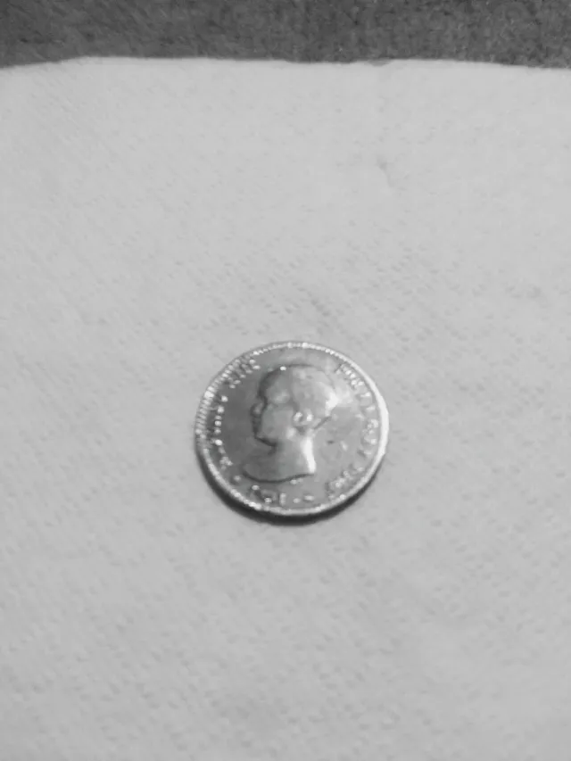 1 Peseta Alfonso XIII 1891