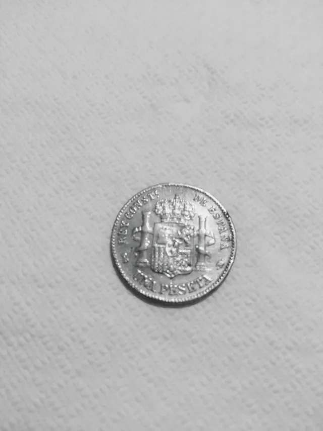 1 Peseta Alfonso XIII 1891