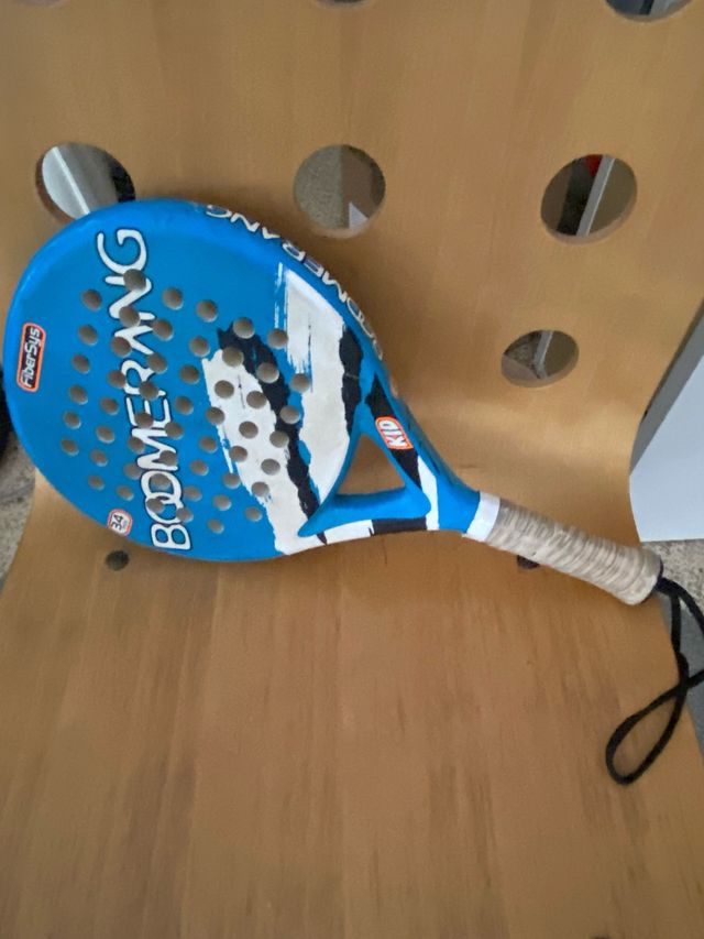 Pala de pádel Boomerang Kid Azul