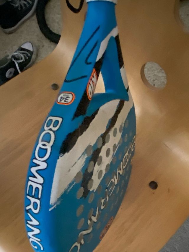 Pala de pádel Boomerang Kid Azul