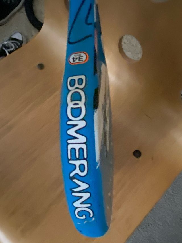 Pala de pádel Boomerang Kid Azul
