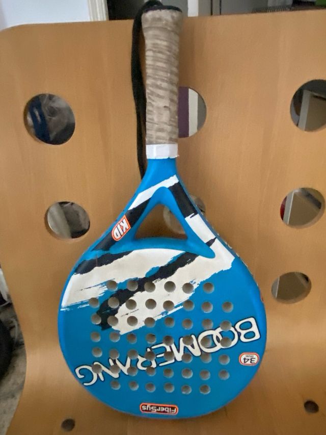 Pala de pádel Boomerang Kid Azul