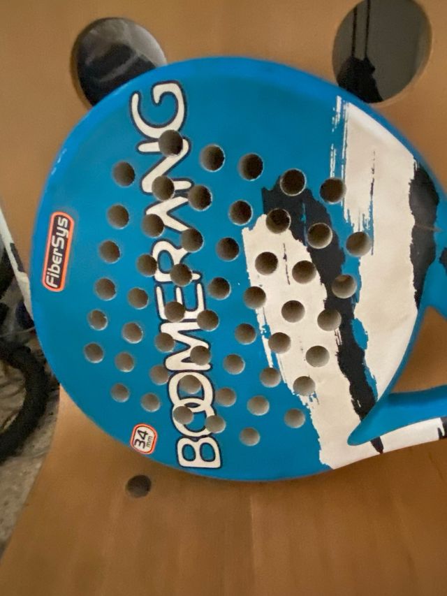 Pala de pádel Boomerang Kid Azul