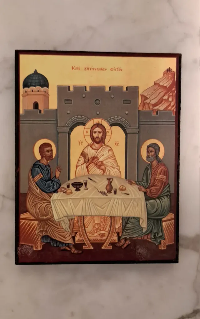 Lote 2 iconos bizantinos religiosos