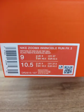 Nike ZoomX Invincible Run FK 3 Talla 42.5