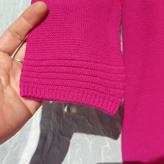 Maglione Eleonora Delbono Lana Rosa Taglia Unica