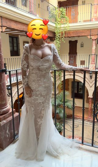 Vestido de Novia Sirena con Cola