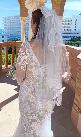 Vestido de Novia Sirena con Cola
