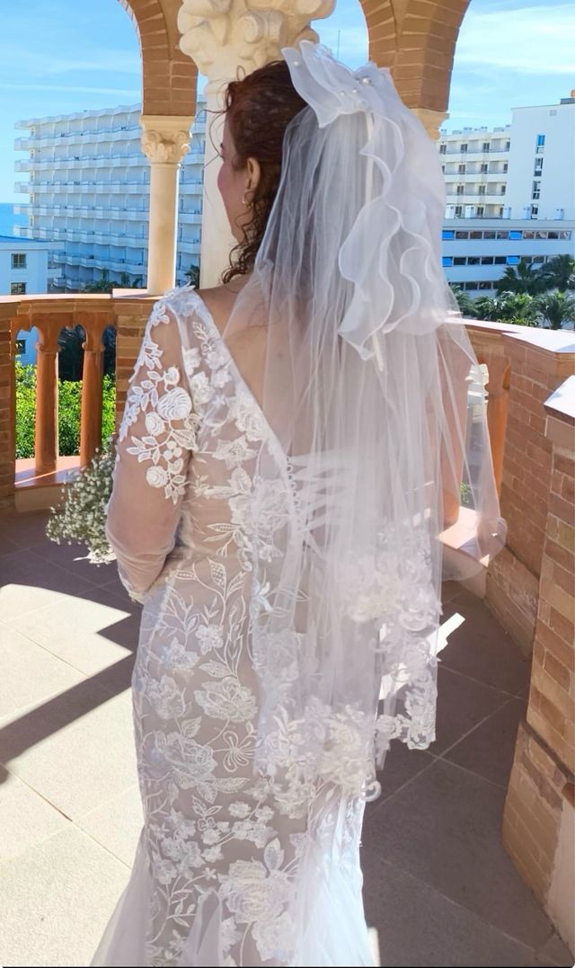 Vestito da Sposa Sirena con Coda