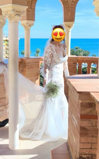 Vestido de Novia Sirena con Cola