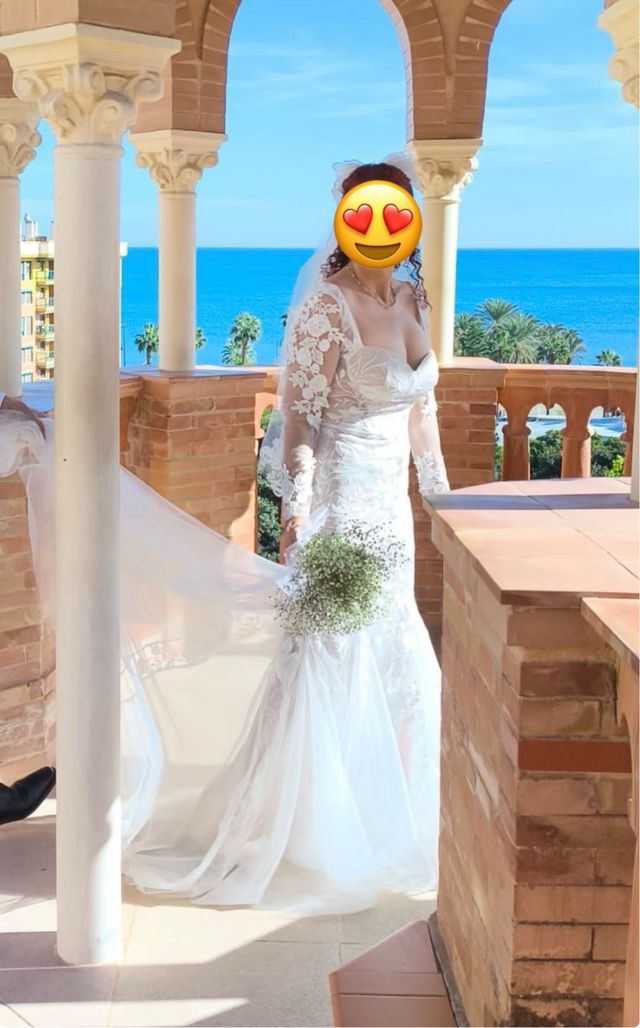 Vestito da Sposa Sirena con Coda