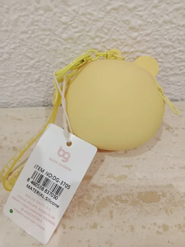 Monedero infantil oso amarillo