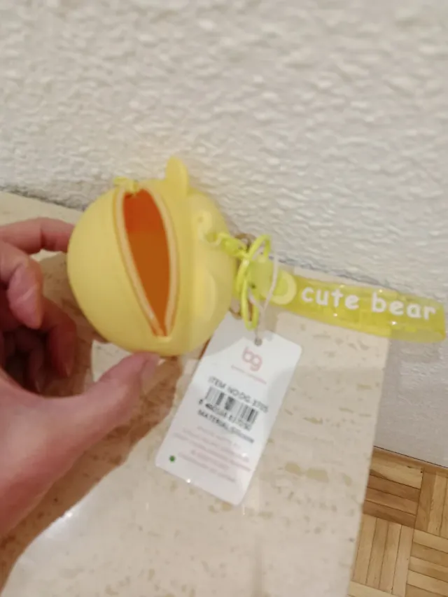 Monedero infantil oso amarillo