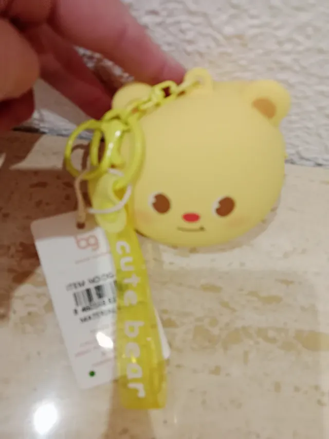 Monedero infantil oso amarillo