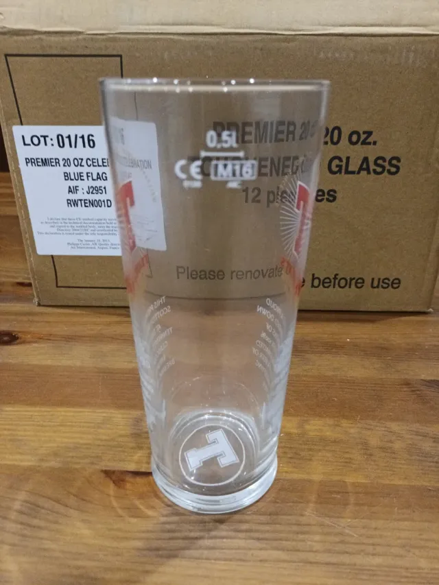 12 Vasos Copas Cerveza Tennent's Grandes