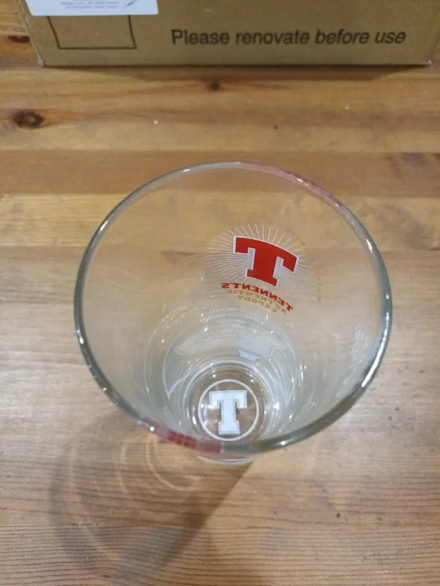 12 Vasos Copas Cerveza Tennent's Grandes