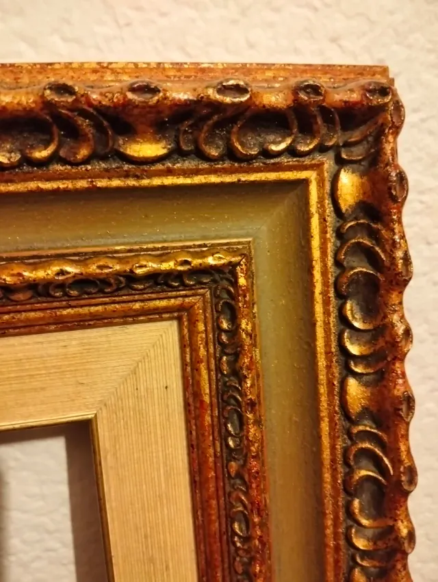 2 Marcos Rococó Madera Dorados