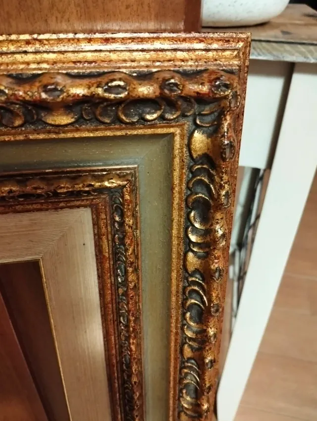 2 Marcos Rococó Madera Dorados