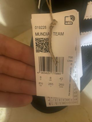 Zapatillas Adidas Copa Mundial Tacos Negras