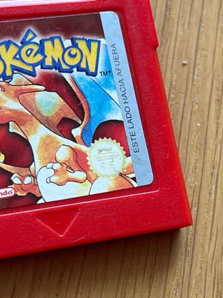 Pokémon Rojo Game Boy Nintendo Original