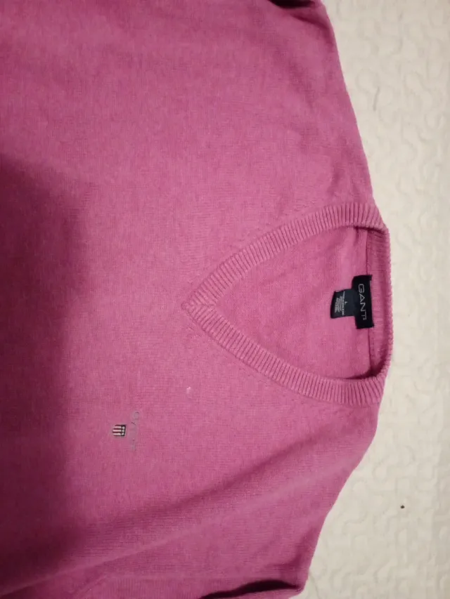 Jersey Gant Hombre Rosa Talla M