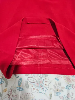 Vestido Mango Rojo Talla M