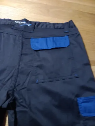 Pantalón de trabajo azul y negro