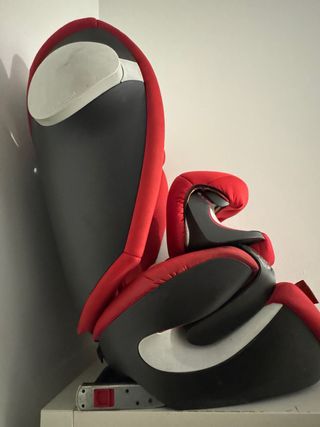 Silla de coche CYBEX grupo 2/3 roja y gris