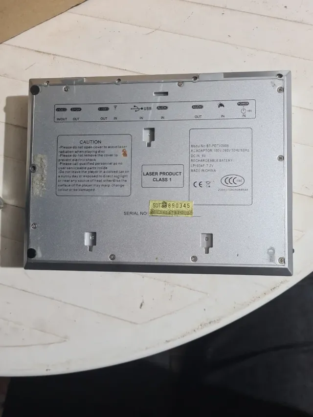 Reproductor DVD Portátil BlueTinum