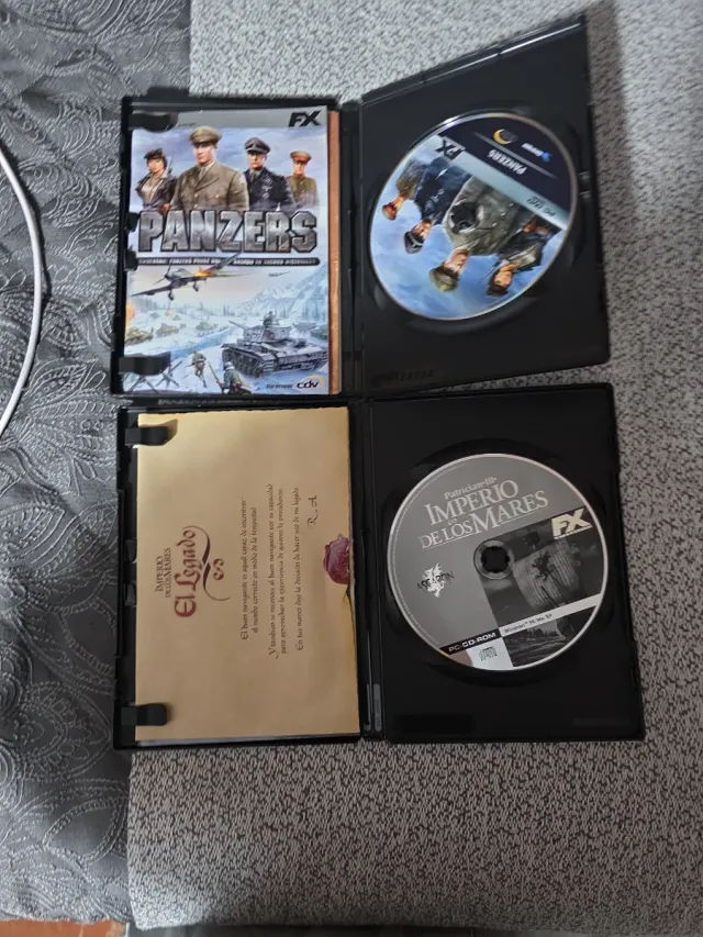 Lote 4 Juegos PC FX: Panzers, Patrician III, Imperio Piratas, Sparta