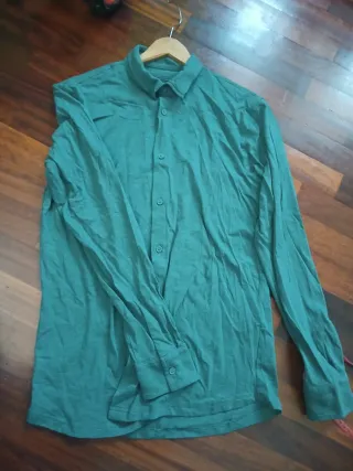 Camicia uomo verde
