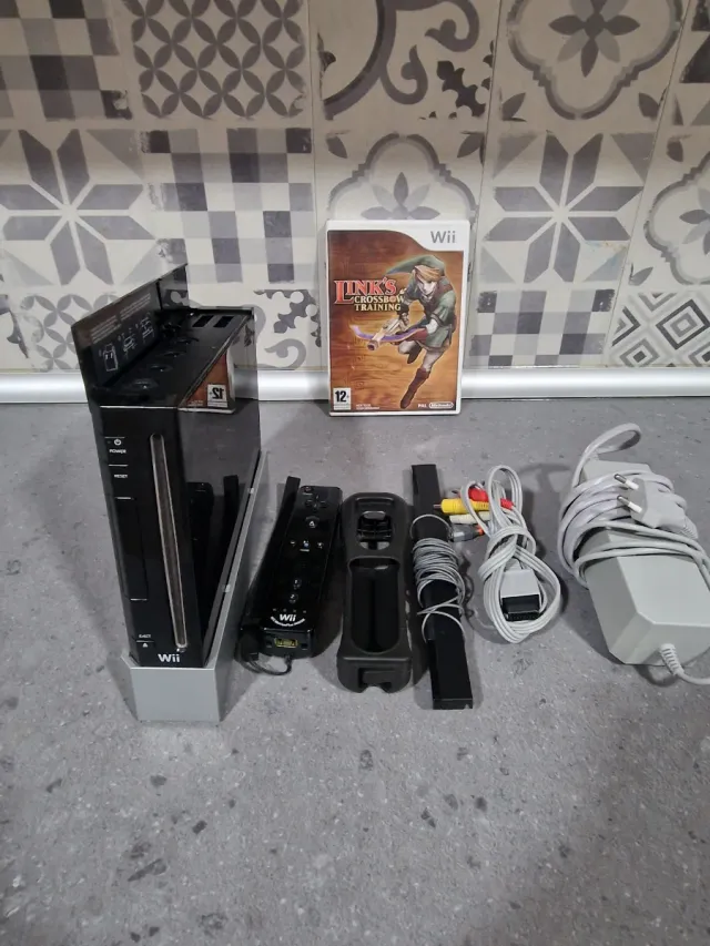 Consola Nintendo Wii Negra + Zelda