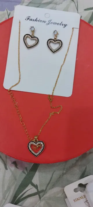 Set Collana e Orecchini Cuore Bijoux