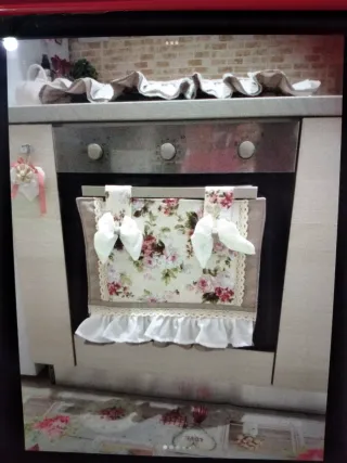 Coordinato cucina floreale