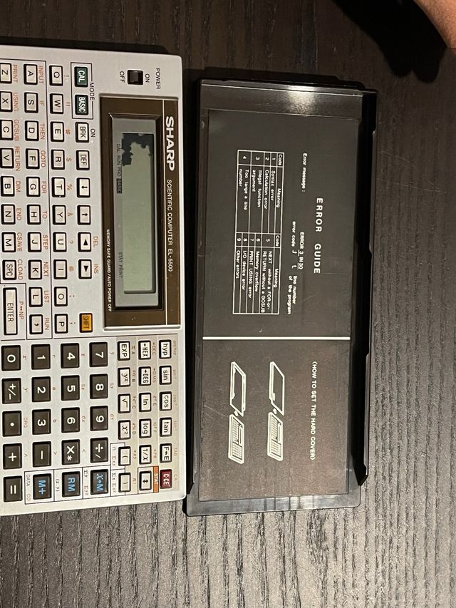 Calculadora Científica SHARP EL-5500 Antiga