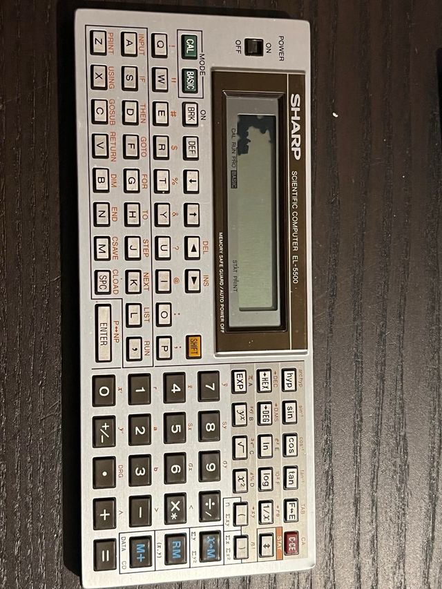 Calculadora Científica SHARP EL-5500 Antiga