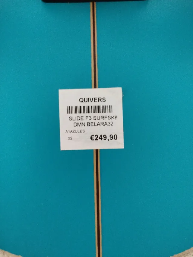 Surfskate azul con diseño de tabla de surf