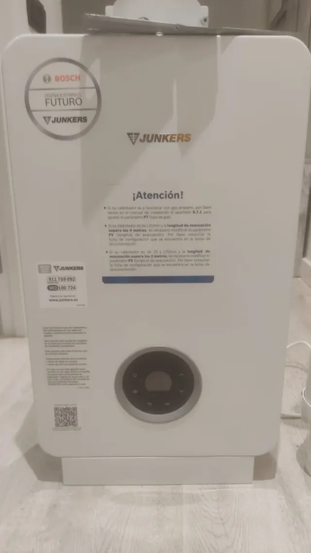 Caldera Junkers Blanca - 2 años uso