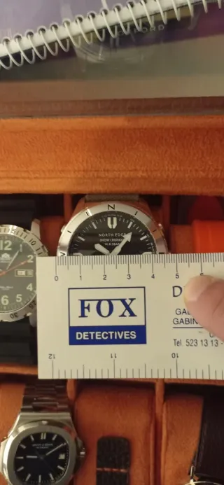 Reloj aventura North Edge Snow Leopard 3 correas