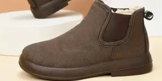 Botines marrones forrados