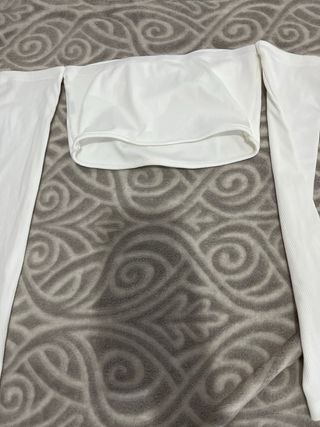 Top banda blanco con mangas largas