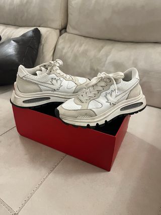 Zapatillas Dsquared2 Piel Unisex Blancas