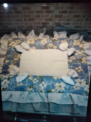 Coordinato cucina shabby chic tessuto