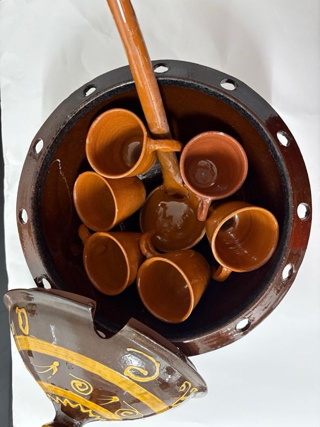 Juego de queimada cerámica de Buño