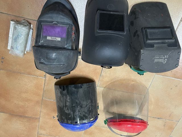 Lote Caretas Soldar y Cristales