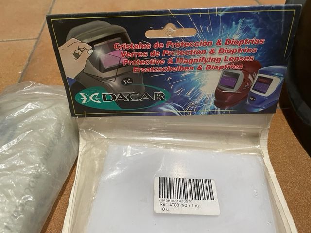 Lote Caretas Soldar y Cristales