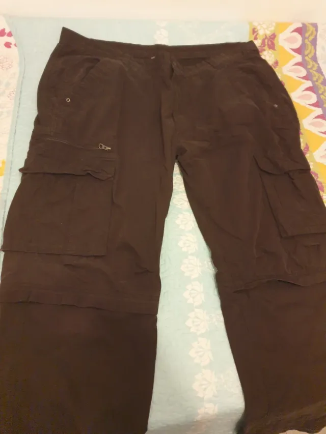 Pantaloni cargo marroni taglia 54